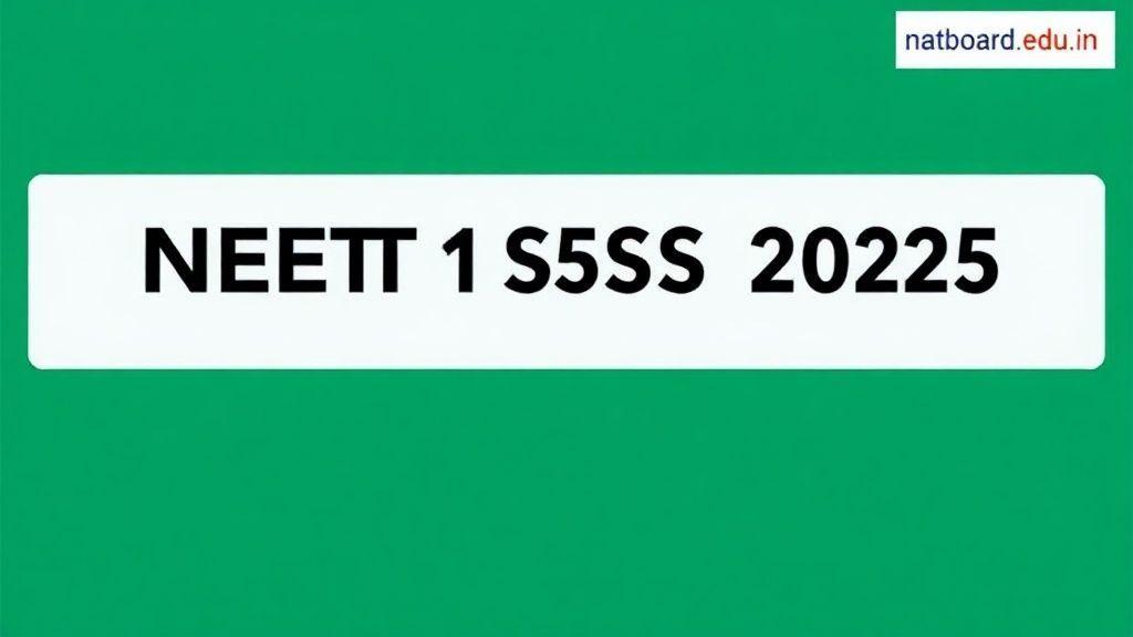 NEET SS 2025 Admit Card Released – How to Download Hall Ticket और Exam Details - Complete Information, Tips & Details 2025