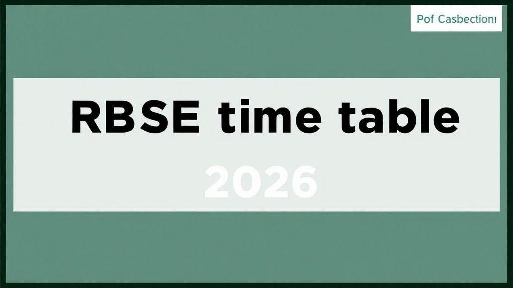 RBSE time table 2026 released for classes 5, 8: Check subject wise Rajasthan board schedule here |  - Complete Information, Price & Review 2025