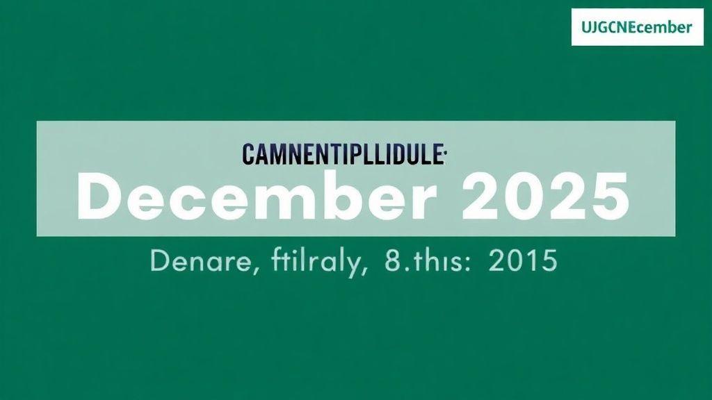 UGC NET December 2025: Check important dates and subject-wise exam schedule here |  - Complete Information, Price & Review 2025